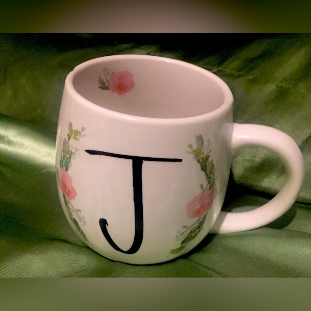 *FREE WITH PURCHASE* Sold Floral Monogram J Mug